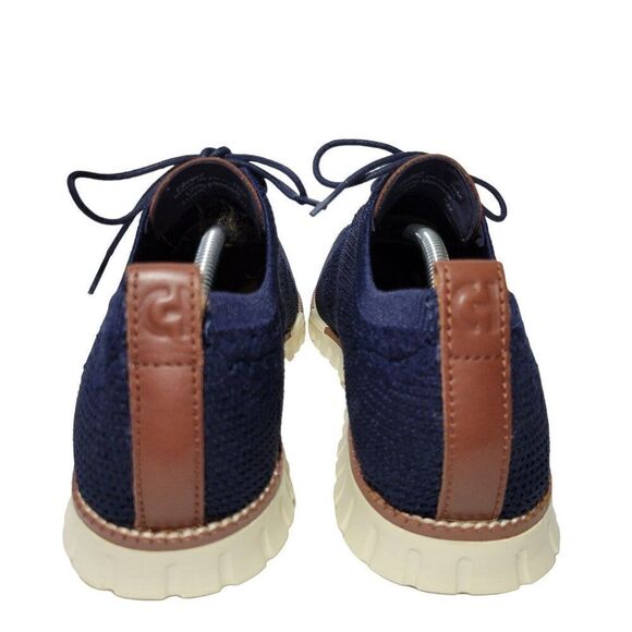 Cole Haan Men Zerogrand Stitchlite Knit Wingtip Oxford Shoe C24947 10 M Blue NEW - Picture 4 of 15